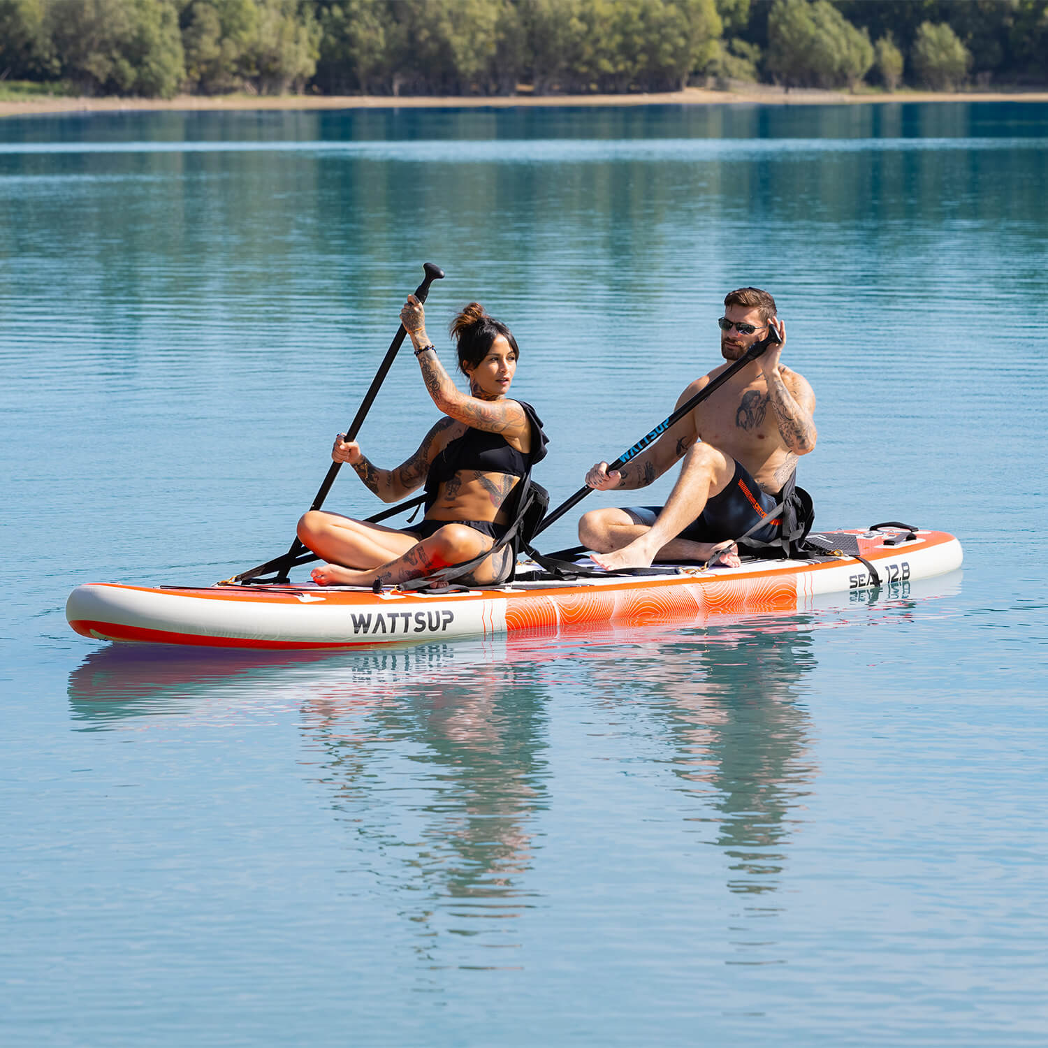 le sup seal sur l'eau