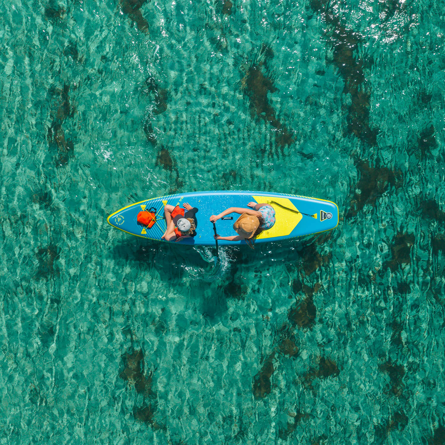 stand up paddle silver sur la mer